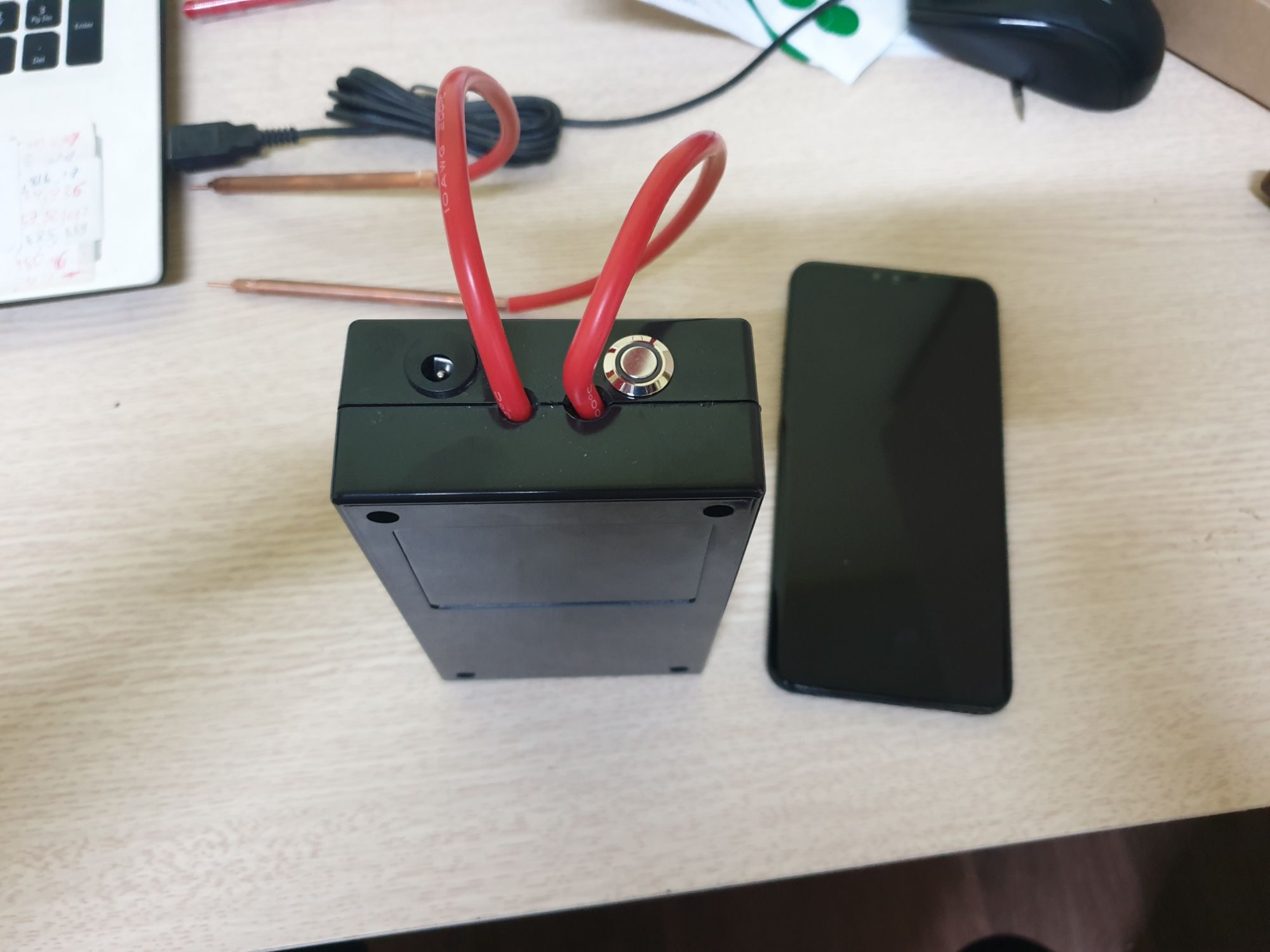 Máy hàn pin mini dùng pin lipo 1200A