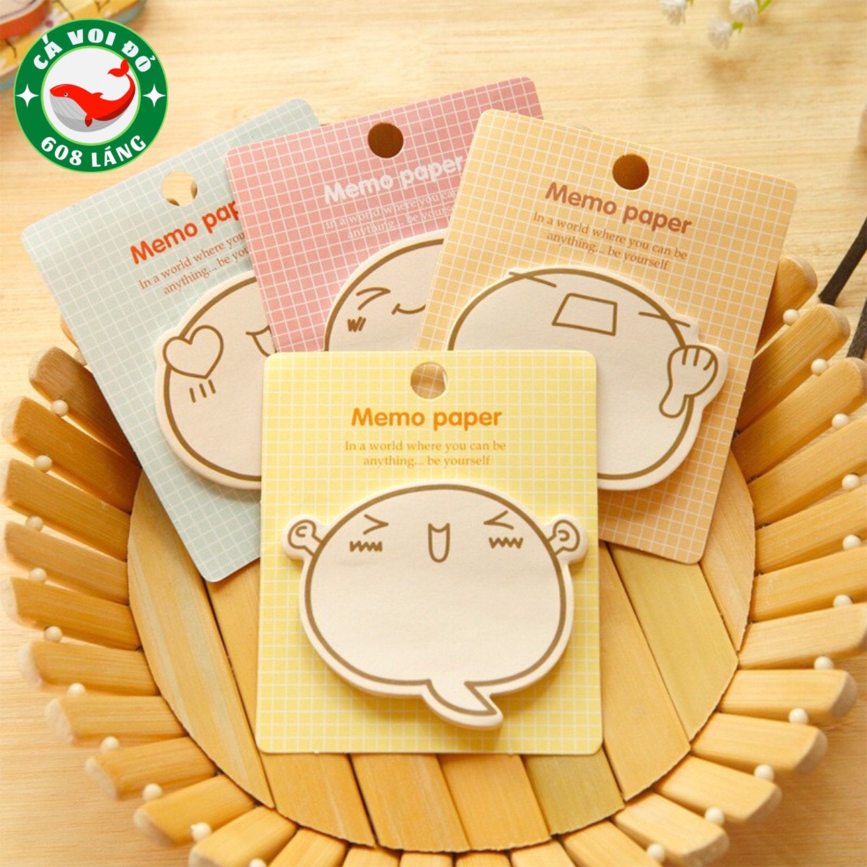Giấy nhớ hoạt hình kute dễ thương memo paper