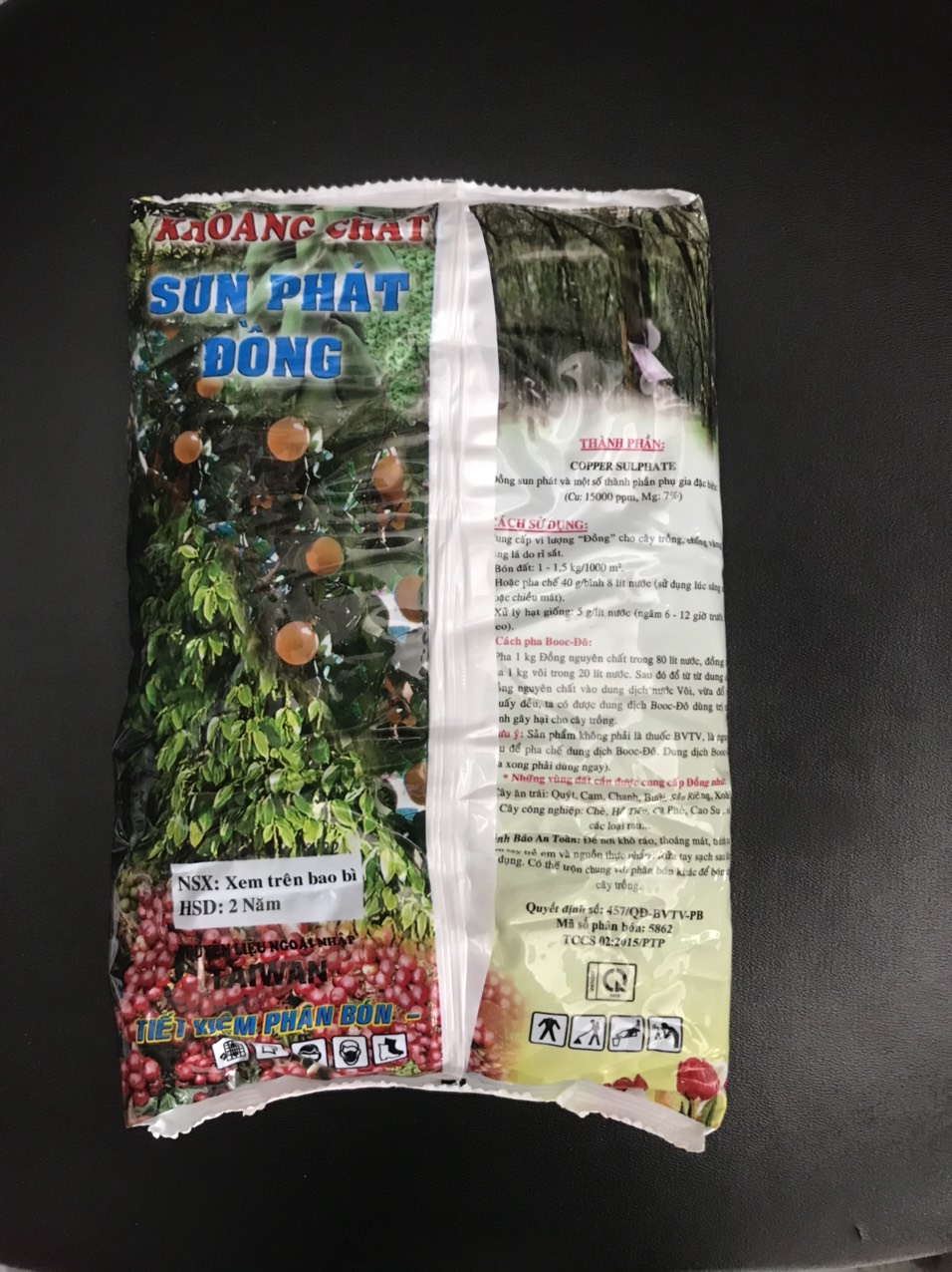 Sun phát đồng CuSO4.5H2O 99% 1kg
