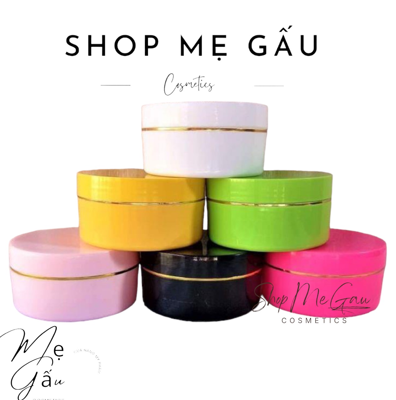 Lẻ 01 hũ đựng kem 200g(nhiều màu)