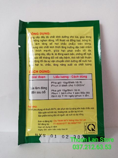 Siêu Kali 7-5-44 + TE Hà Lan gói 15g