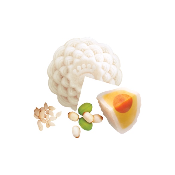 Bánh Trung Thu Kinh Đô Dẻo Hạt Sen Hạt Dưa - 1 Trứng (KD.82)