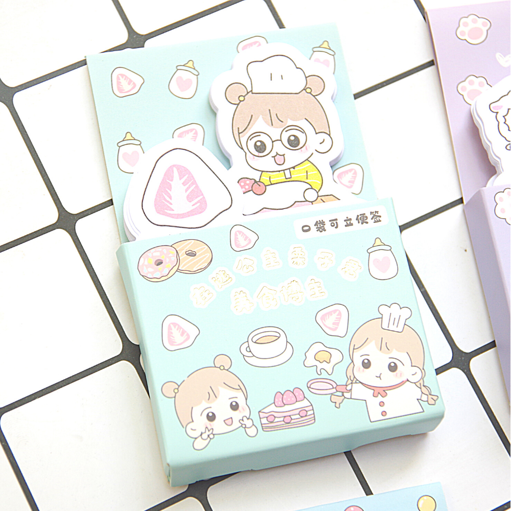 Giấy Note Hình Cô Gái Dễ Thương (6x10cm)