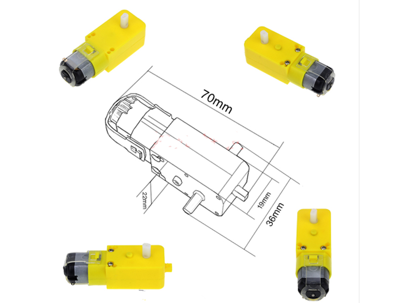 Động cơ giảm tốc vàng V1