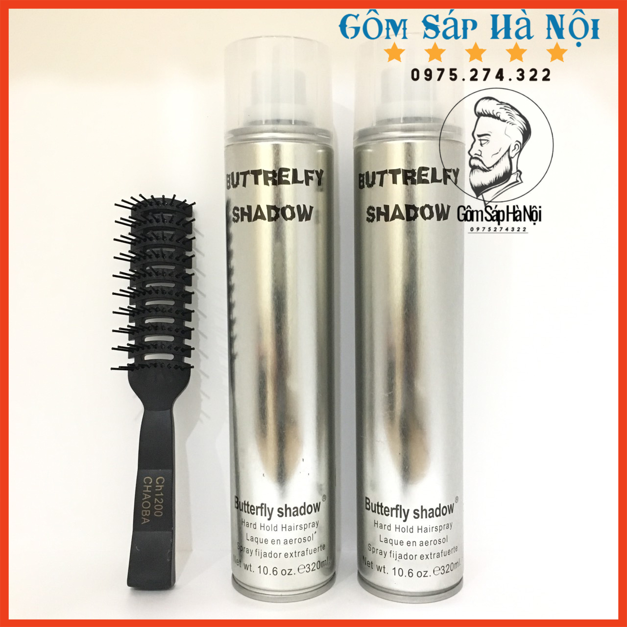 Gôm Xịt Tóc Mini Butterfly Shadow 150ml