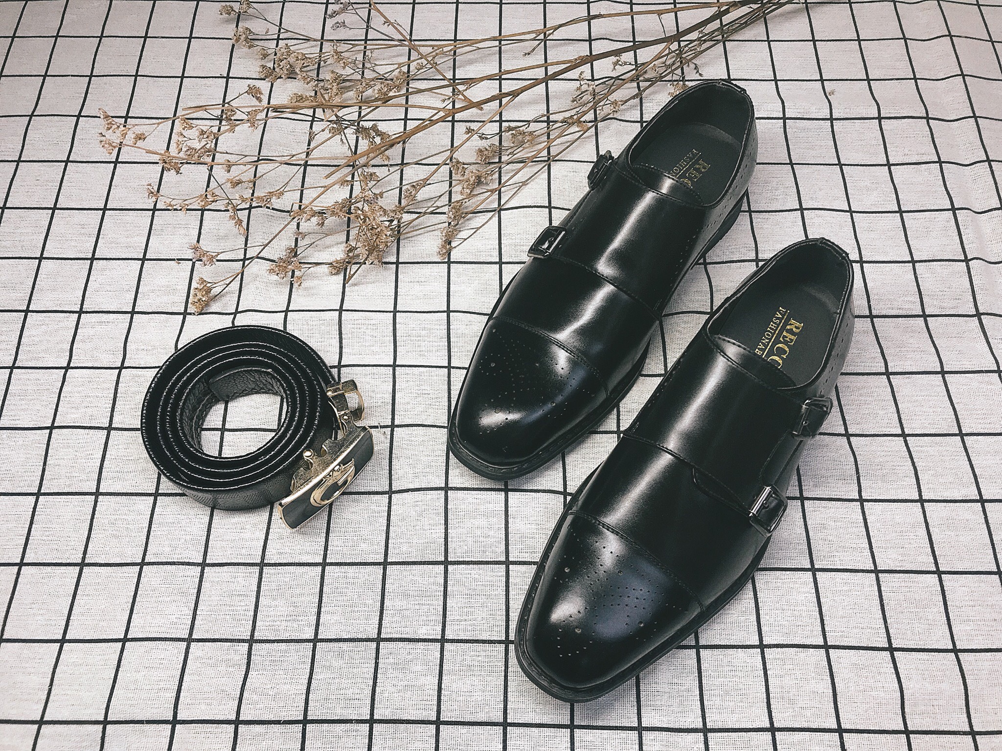 Monk Strap 2 đen