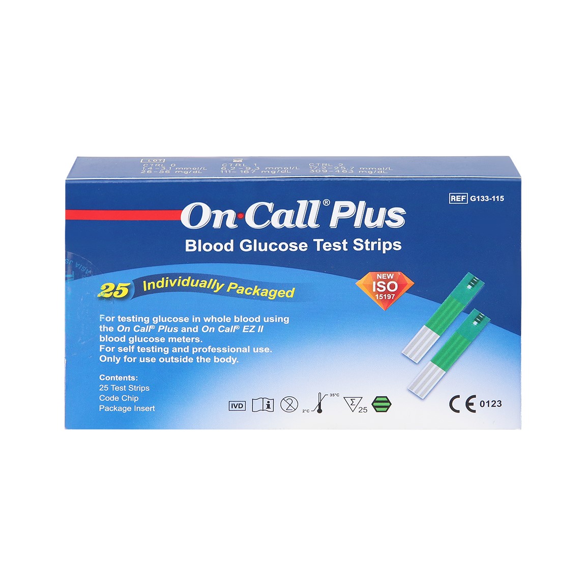 Blood Glucose Test Strips on Call Plus