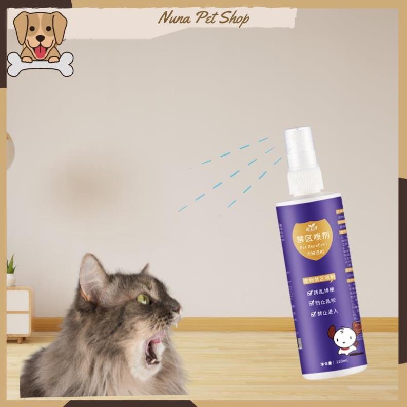 Xịt ngăn chặn thói quen xấu của chó mèo 120ml