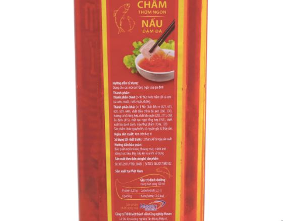 Nước mắm Nam Ngư 10 độ đạm chai 500ml
