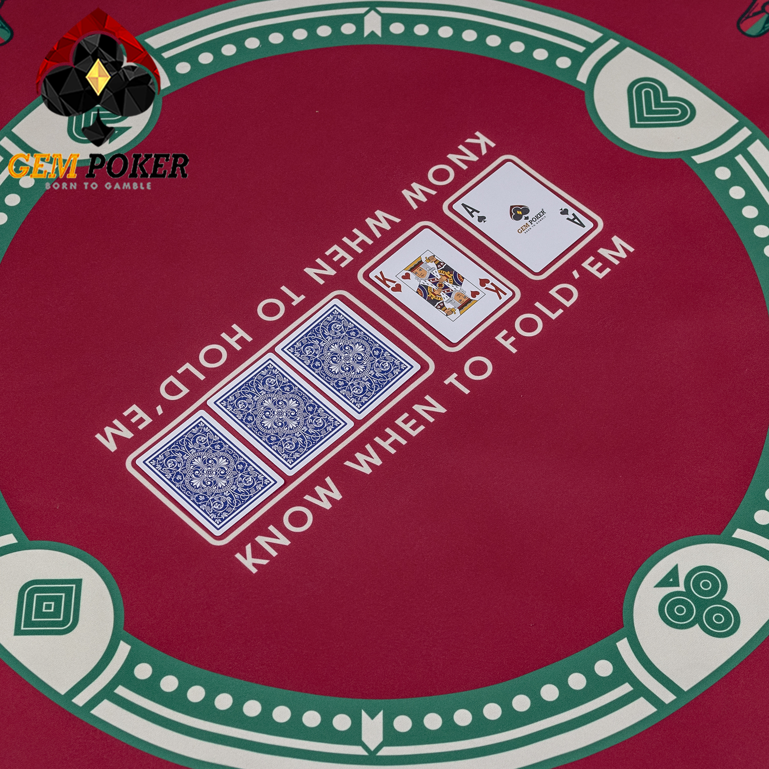 THẢM TRÒN POKER TEXAS GEM JOKER CAO CẤP