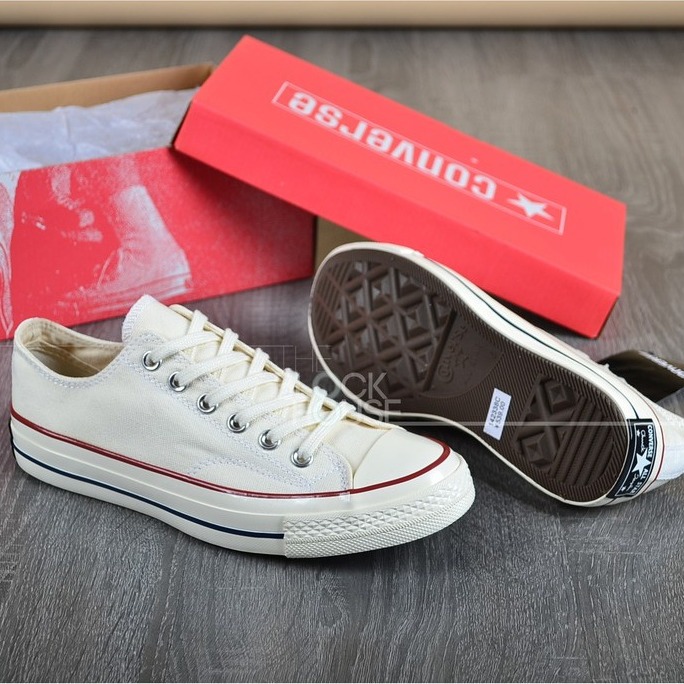 Giày Thể Thao Nam nữ Converse 1970s Cream Low ( Giày converse 1970s màu kem cổ thấp)
