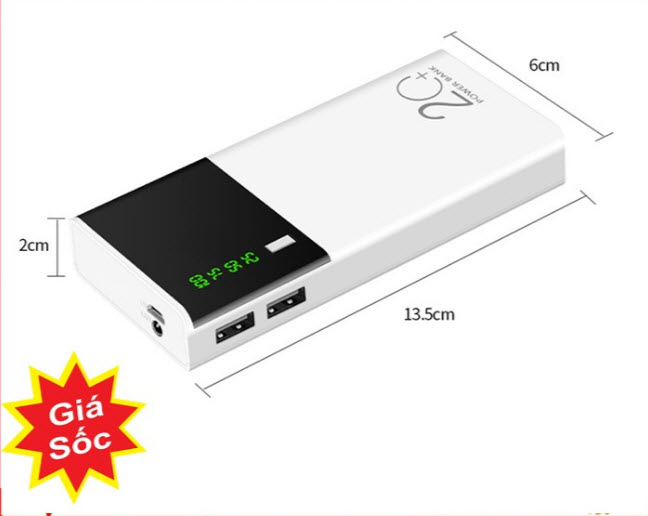 Pin sạc dự phòng smart 20000 mah