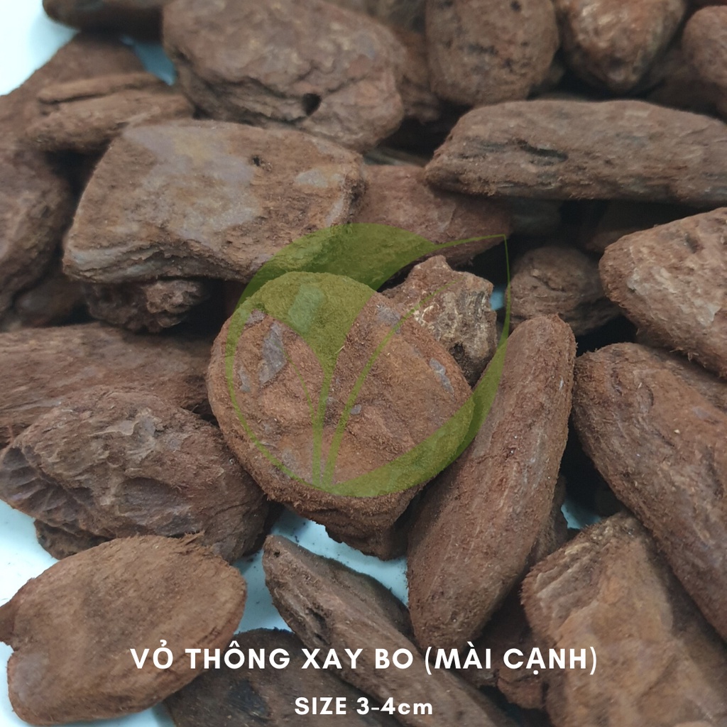 Vỏ Thông Xay Bo size 3-4cm (Túi 1kg)
