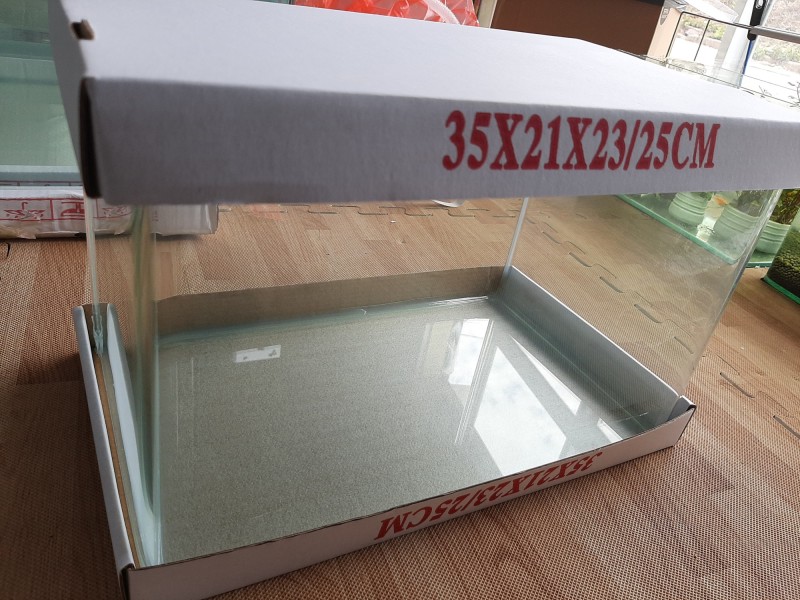 Bể cá mini kính đúc 35x21x23 cm