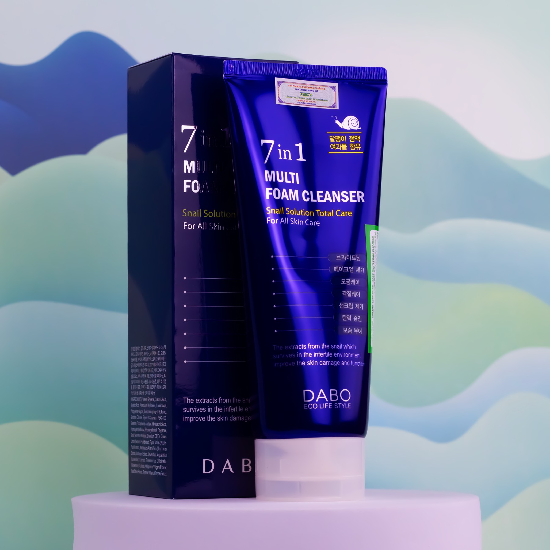 Sữa Rửa Mặt Cao Cấp 7 Tác Dụng DABO Multi Foam Cleanser 180ml