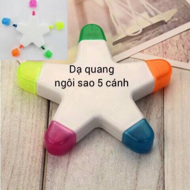 Viết Dạ Quang Ngôi Sao 5 Màu