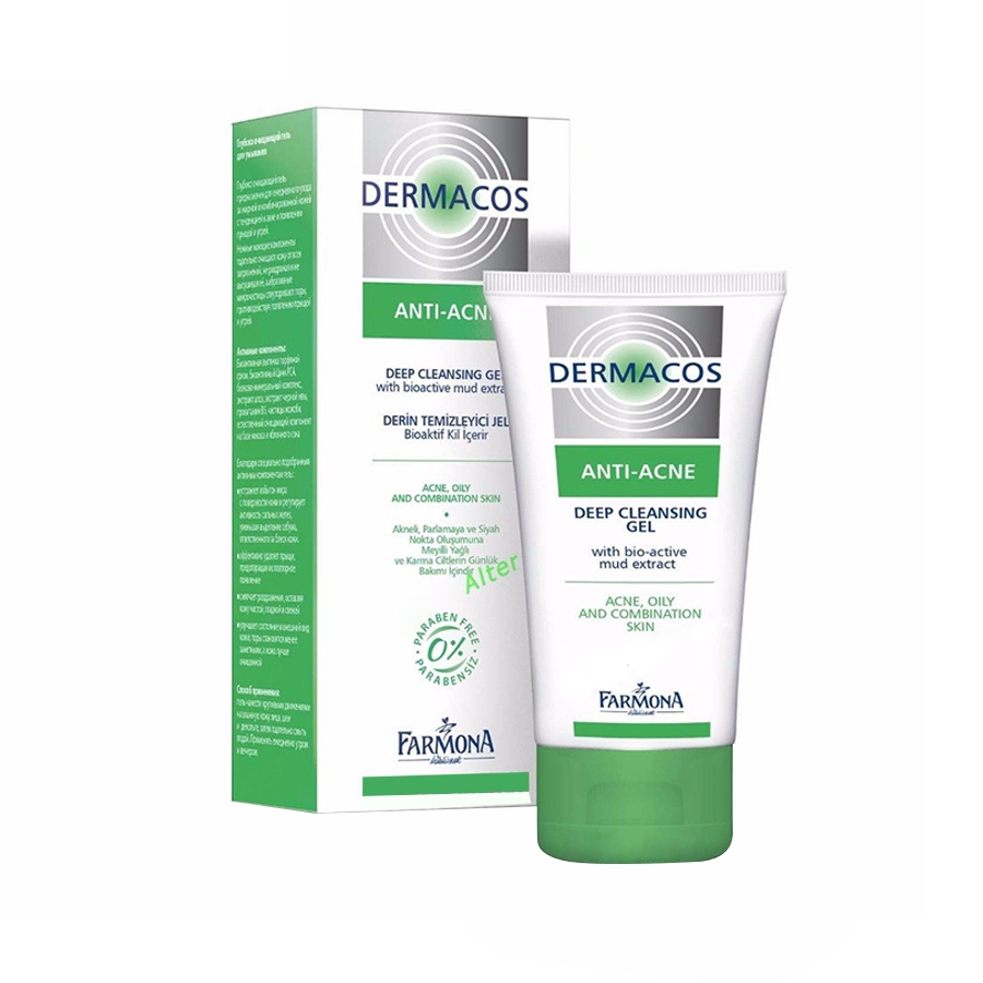 Gel rửa mặt Dermacos Anti-Acne Deep Cleansing 150ml
