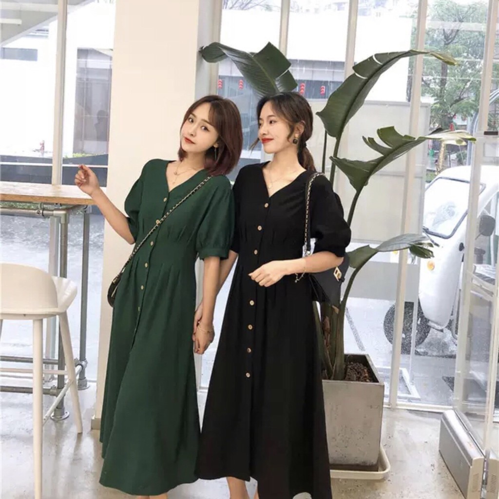 Mdi Sleeveless Dress V-neck Shirt 2 Colors - DX315
