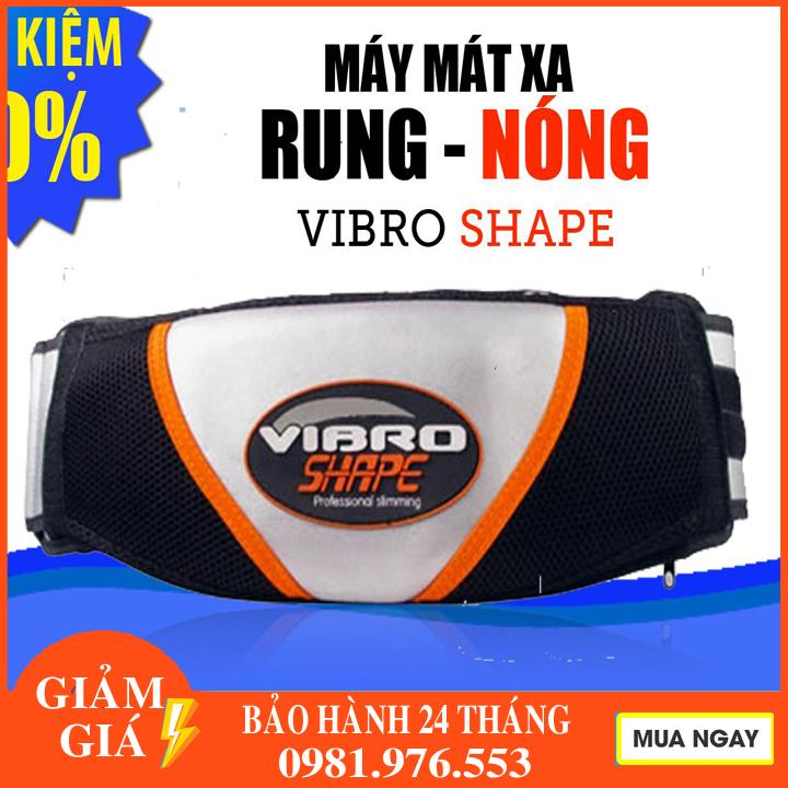 Đai Mátxa Giảm Mỡ Bụng Rung Và Nóng VibroShape