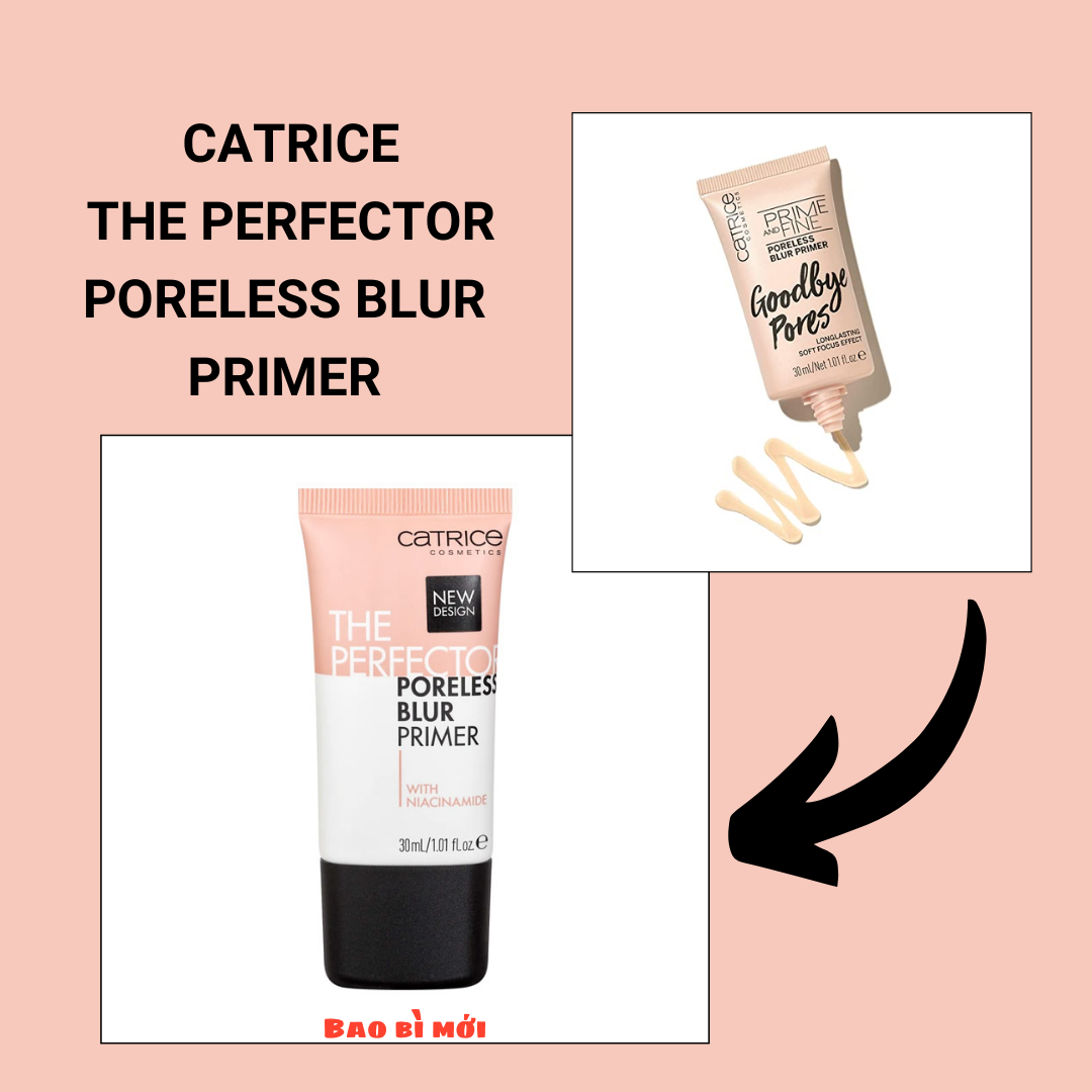 Kem Lót Làm Đều Màu Da, Se Khít Lỗ Chân Lông Catrice The Perfector Poreless Blur Primer 30ml