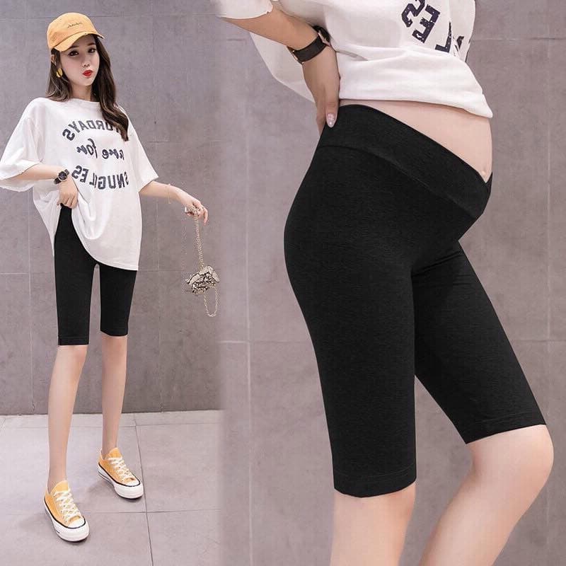 Quần Lửng Bầu Cạp Chéo, Chất Cotton Co Giãn 4 Chiều.