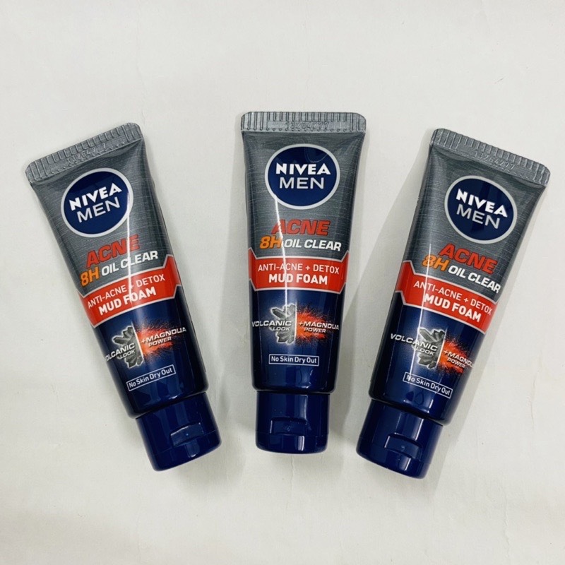 Combo 3 tuýp sữa rửa mặt Nivea men 15g/tuýp