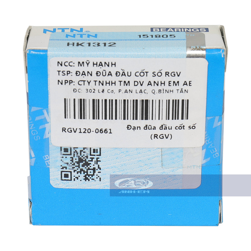 Đạn đũa đầu cốt số RGV (NTN) - RGV120-0661