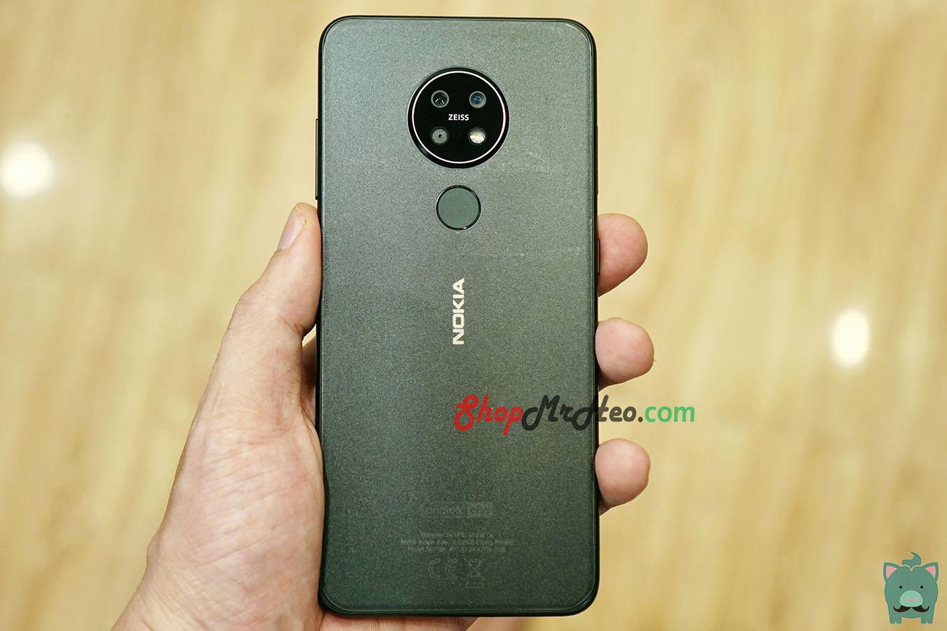 Bộ 3 skin dán mặt sau lưng vân 3d carbon nokia 7.2 - nokia 6.2