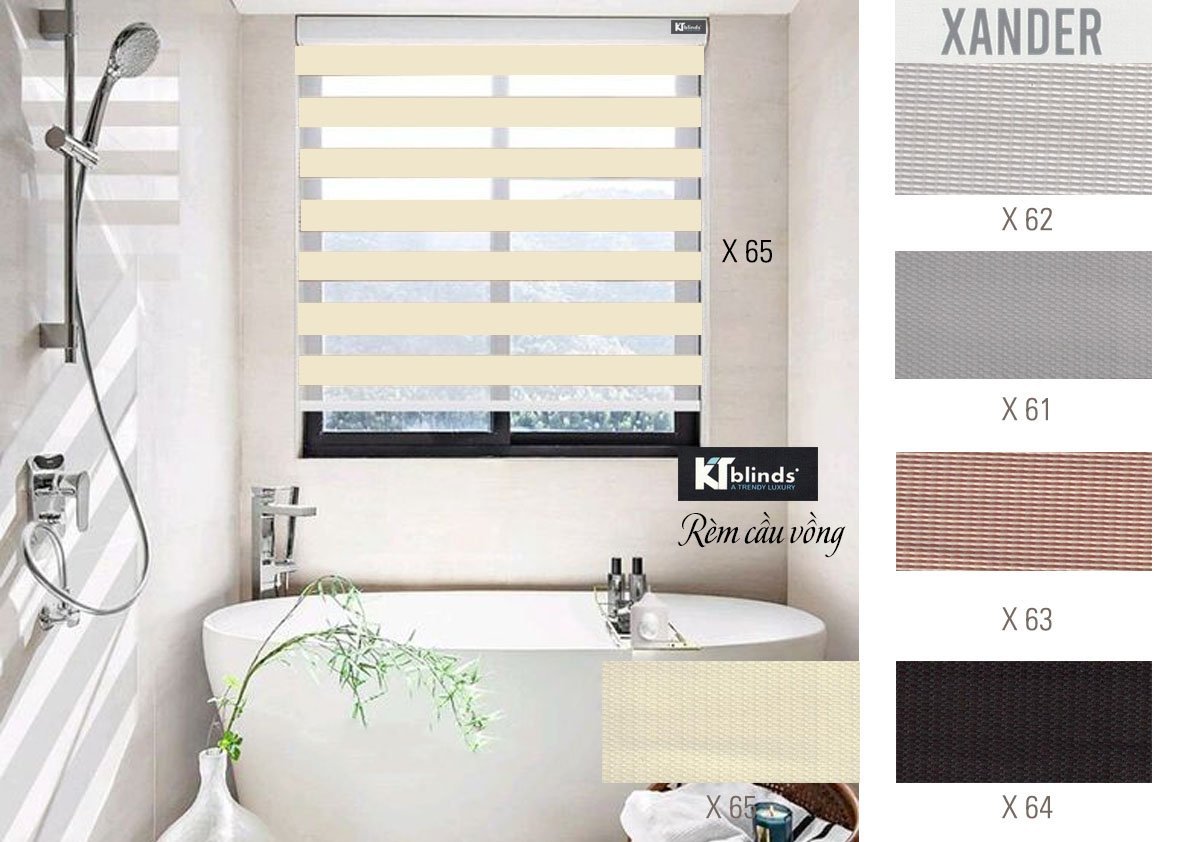 (Đặt theo kích thước) Rèm cầu vồng, MÀN Hàn Quốc, hệ BASIC cản sáng 70%, ĐẶT THEO YÊU CẦU