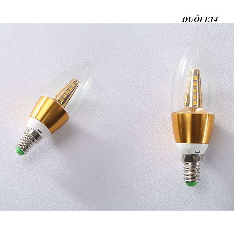 [HCM]BÓNG LED 5W TRANG TRÍ ĐUÔI E27-E14