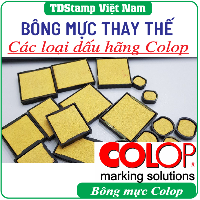 Bông mực thay thế các loại dấu hãng COLOP
