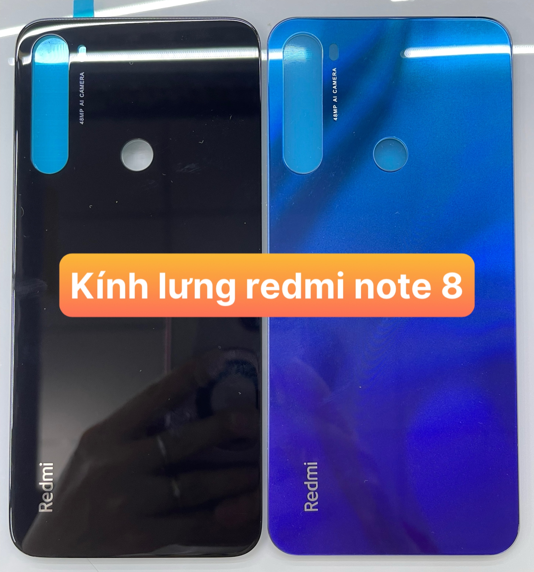 nắp lưng sau(kính lưng)xiaomi note 8 zin