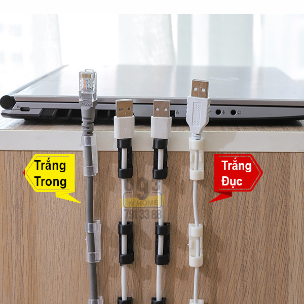 Combo 10 Kẹp Dây Điện Kẹp Đi Đường Điện