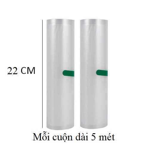 túi hút chân không 1 mặt nhám 22cmx500cm