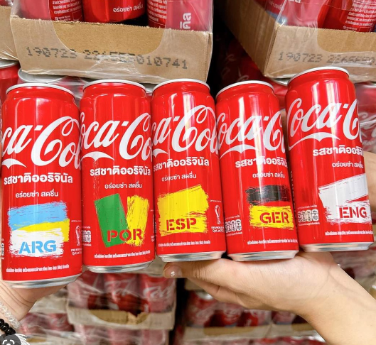 Coca Cola Thái Lan 2 lốc 12 lon x 325ml