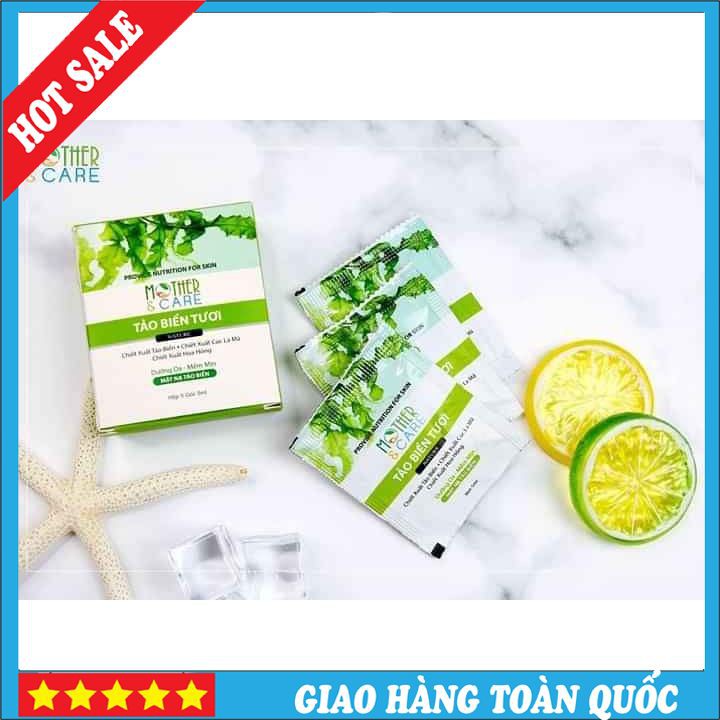 Gói Mặt Nạ Cấy Trắng Tảo Biển Tươi Dưỡng Da Làm Trắng 5ml BIOCOS