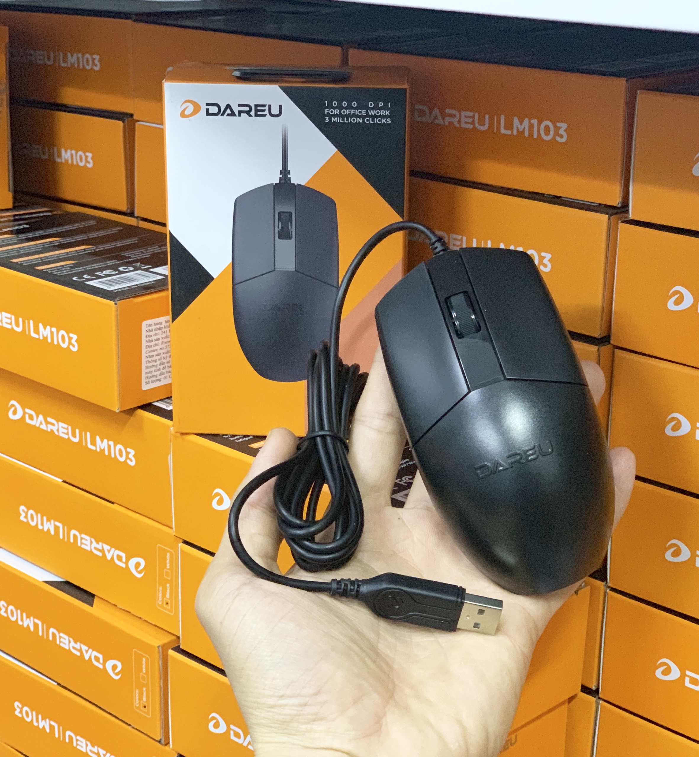 Chuột Quang Có Dây Dareu LM103 - Mai Hoàng Phân Phối