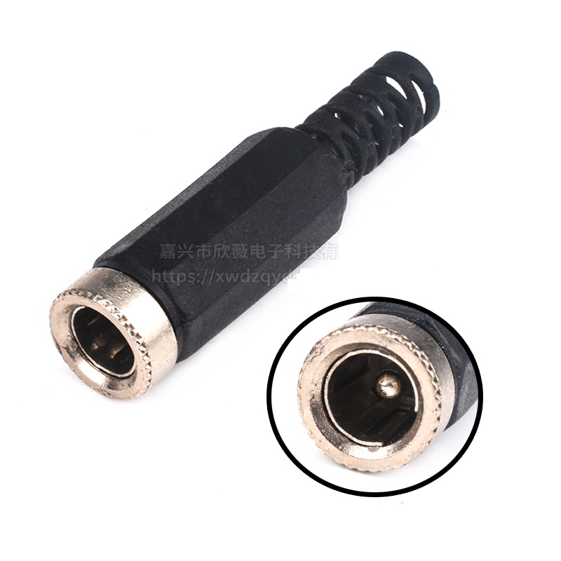 [10 cái] Jack Nguồn DC 5.5x2.1mm hàn dây (cái)