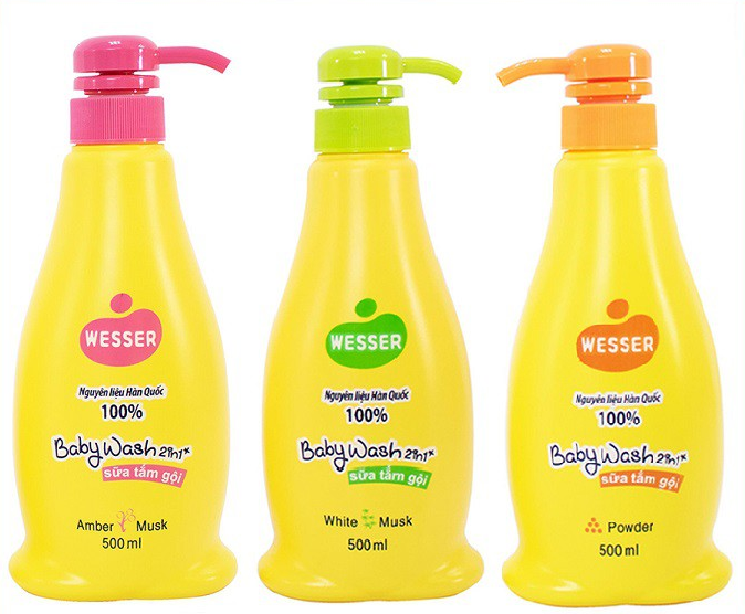 [HCM]Tắm gội Wesser 500ml