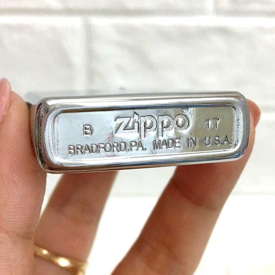 [HCM]BẬT LỬA HỘT QUẸT ZIPPO MỸ TEM ĐỎ ĐEN BÓNG. HÀNG USA