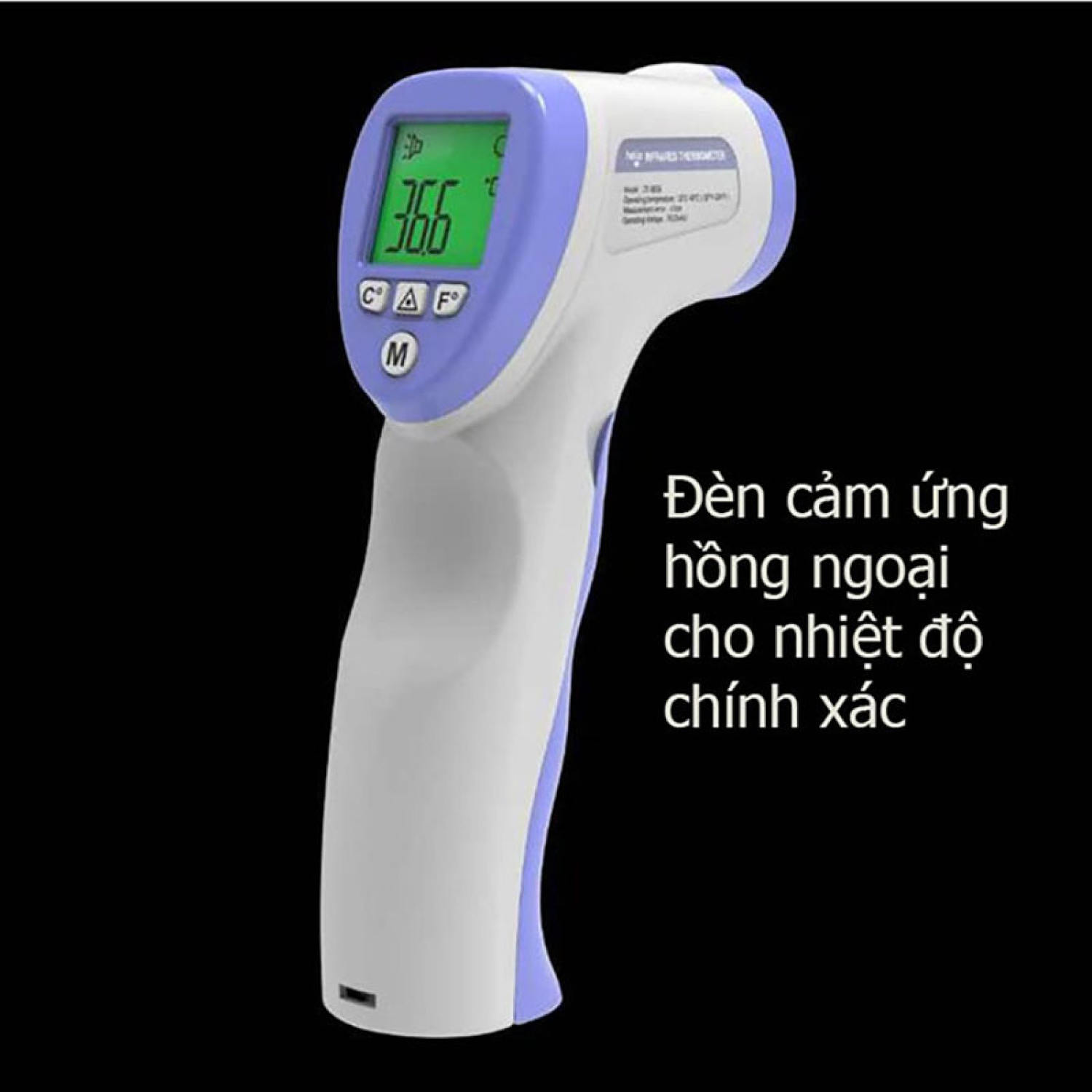 Máy đo nhiệt độ ở trán, nhiệt kế hồng ngoại, điện tử