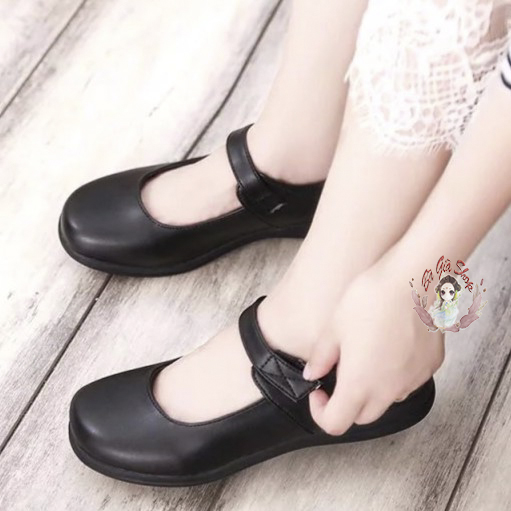 Giày búp bê da mềm quai ngang.