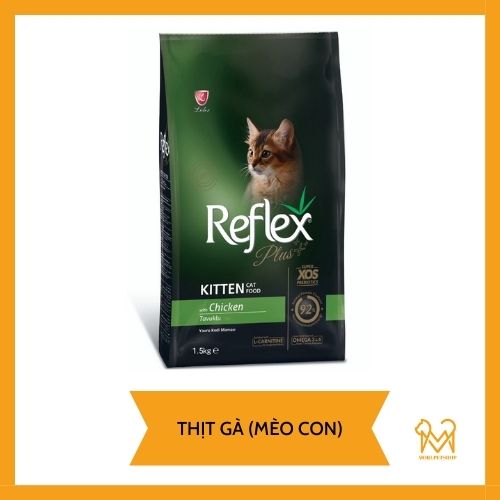 Hạt reflex plus+ thổ nhĩ kỳ dành cho mèo 1,5kg