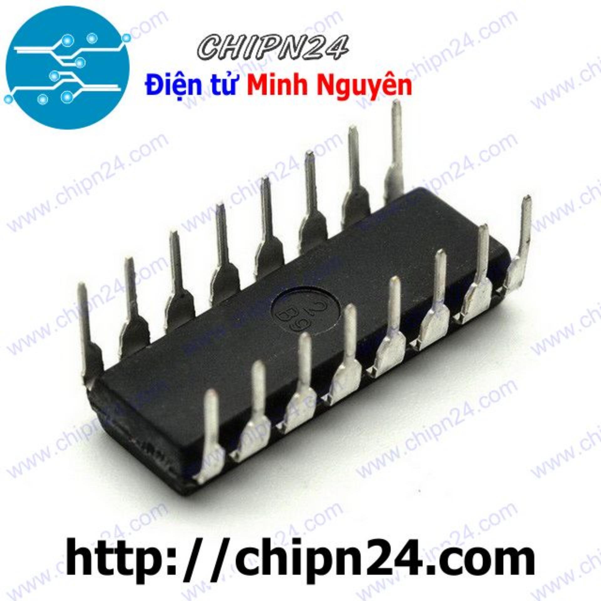 [2 con] (DIP) IC 74163 74HC163 DIP-16 (Bộ đếm nhị phân 4 bit không đồng bộ ) - HH004350