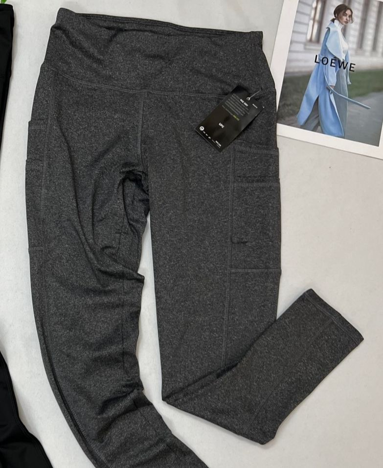 Quần Tập Gym Yoga Dài Phối Lưới Túi Nâng Mông Quần Legging Thể Thao Aerobic In Chữ Ba Màu [Ảnh Chụp Thật] - OQ067