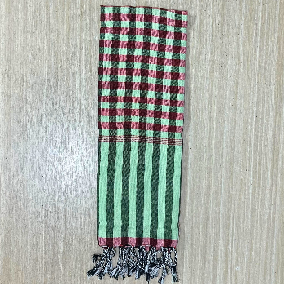 Khăn Rằn Cao Cấp Chất Liệu Cotton Dày Dặn, Vải Mềm