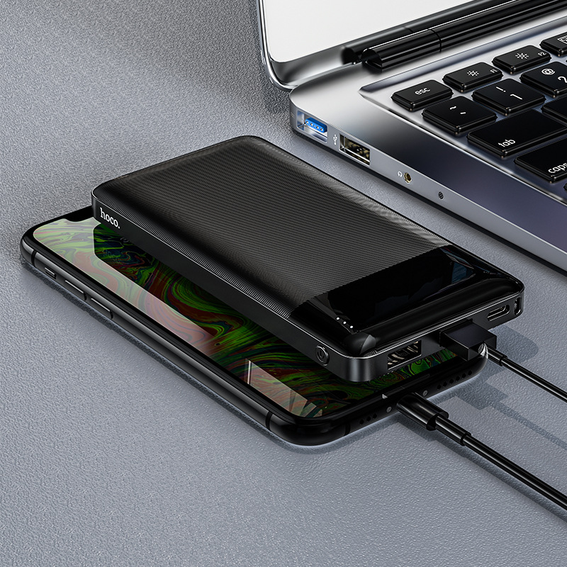 Pin sạc dự phòng Hoco J72 Easy travel 10000mAh 2 cổng Input/Output max 2A - Nhất Tín Computer