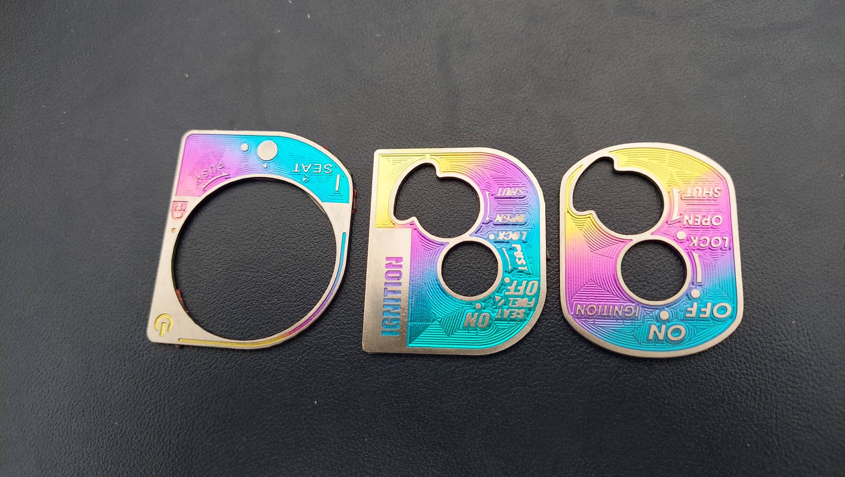 Titanium Lock Stickers for Various Vehicle Models