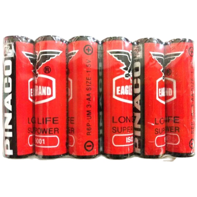 Pin Tiểu Con Ó AA 1.5 Vol - Lóc 6 viên