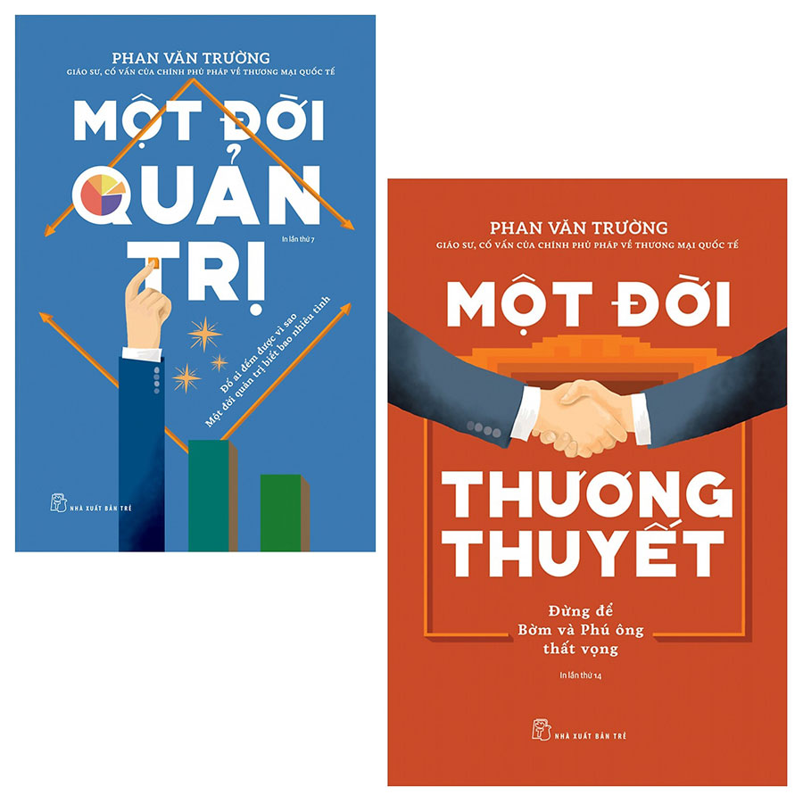Sách combo 2 cuốn: một đời quản trị + một đời thương thuyết